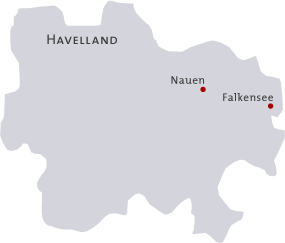 Karte Havelland